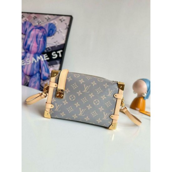 Migliore Replica Louis Vuitton Side Trunk MM Borsa tela monogram grigia M12428 Imitazioni Outlet Italia Miglior Falso Louis Vuitton Side Trunk MM Borsa tela monogram grigia M12428 Economiche Premium