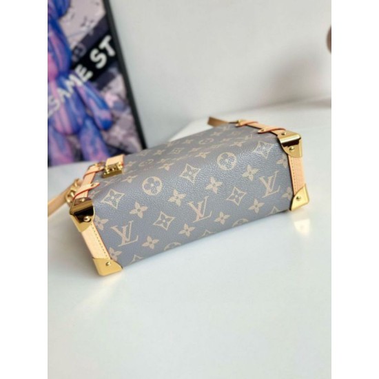 Migliore Replica Louis Vuitton Side Trunk MM Borsa tela monogram grigia M12428 Imitazioni Outlet Italia Miglior Falso Louis Vuitton Side Trunk MM Borsa tela monogram grigia M12428 Economiche Premium