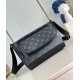 Migliore Repliche Louis Vuitton Pulse Messenger Borsa tela monogram Eclipse M12681 Economiche Outlet Online