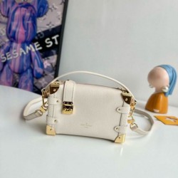 Migliore Repliche Louis Vuitton Side Trunk PM Borsa gesso M23915 Economiche Outlet Online