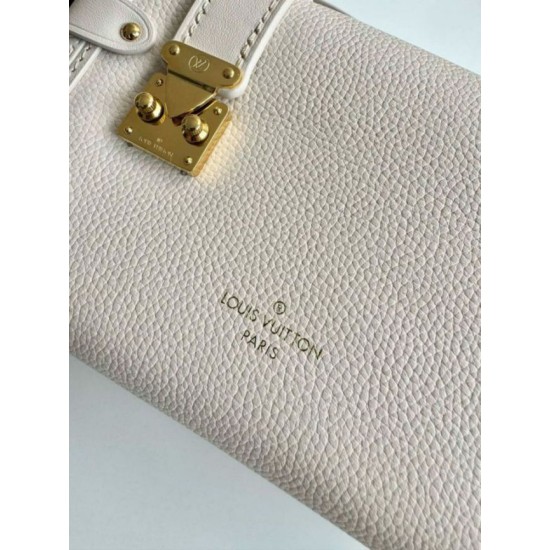 Migliore Repliche Louis Vuitton Side Trunk PM Borsa gesso M23915 Economiche Outlet Online