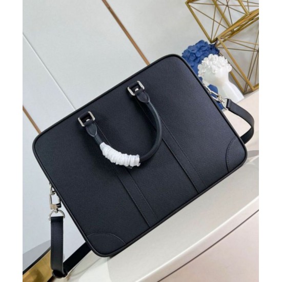 Repliche Louis Vuitton Porte Documents Voyage GM Taiga nera M30967 Imitazioni Premium Miglior Falso Louis Vuitton Porte Documents Voyage GM Taiga nera M30967 Economiche Premium