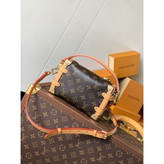 Perfette Qualità Repliche Louis Vuitton Side Trunk PM Borsa tela monogram M46815 Imitazione Migliore Repliche Louis Vuitton Side Trunk PM Borsa tela monogram M46815 Economiche Outlet Online