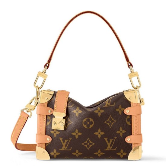 Perfette Qualità Repliche Louis Vuitton Side Trunk PM Borsa tela monogram M46815 Imitazione Migliore Repliche Louis Vuitton Side Trunk PM Borsa tela monogram M46815 Economiche Outlet Online