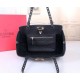 Replica perfetta Valentino Piccolo Rockstud Tote Nero Grained Calfskin Imitazione Outlet Online