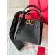 Migliore Repliche Valentino Alltime Piccolo Borsa Nero vitello granata Economiche Outlet Online