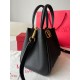 Migliore Repliche Valentino Alltime Piccolo Borsa Nero vitello granata Economiche Outlet Online