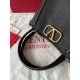 Migliore Repliche Valentino Alltime Piccolo Borsa Nero vitello granata Economiche Outlet Online