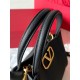 Migliore Repliche Valentino Alltime Piccolo Borsa Nero vitello granata Economiche Outlet Online