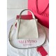 Replica perfetta Valentino Alltime Piccolo Borsa Bianco vitello granata Imitazione Outlet Online