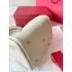 Replica perfetta Valentino Alltime Piccolo Borsa Bianco vitello granata Imitazione Outlet Online