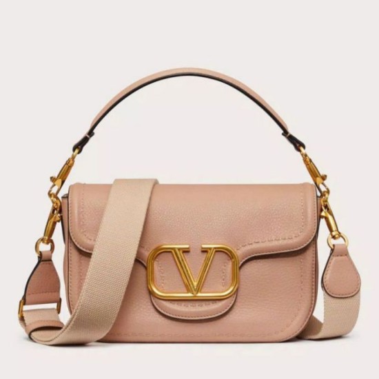 Replica perfetta Valentino Alltime Borse a tracolla Beige Granulato Imitazione Outlet Online