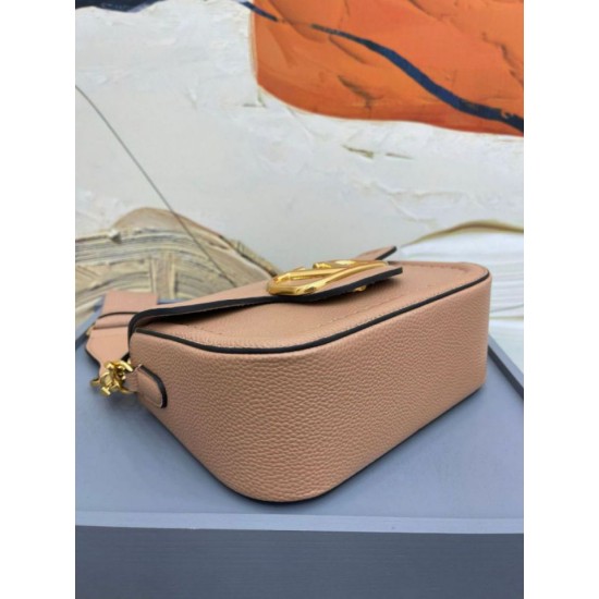 Replica perfetta Valentino Alltime Borse a tracolla Beige Granulato Imitazione Outlet Online