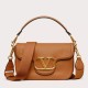 Replica perfetta Valentino Alltime Borsa a tracolla Marrone Granulata Imitazione Outlet Online