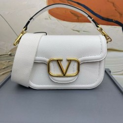 Migliore Repliche Valentino Alltime Borse a tracolla Bianco Granulate Economiche Outlet Online