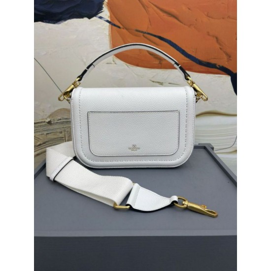 Migliore Repliche Valentino Alltime Borse a tracolla Bianco Granulate Economiche Outlet Online
