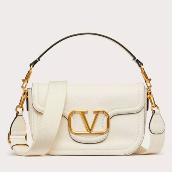 Migliore Repliche Valentino Alltime Borse a tracolla Bianco Granulate Economiche Outlet Online