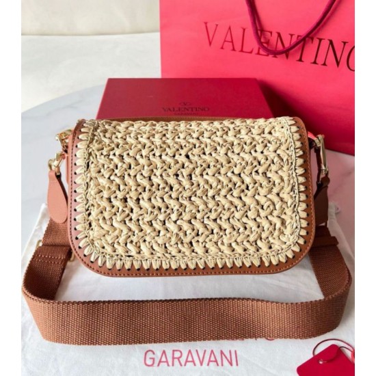Migliore Repliche Valentino Alltime Borse a tracolla Raffia naturale Economiche Outlet Online