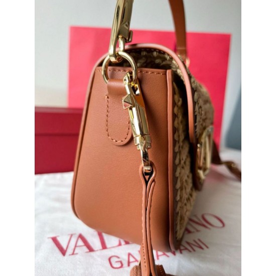 Migliore Repliche Valentino Alltime Borse a tracolla Raffia naturale Economiche Outlet Online