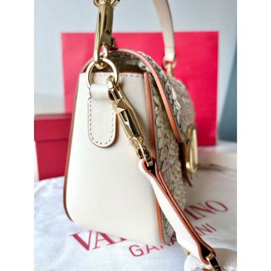 Miglior Falso Valentino Alltime Borse a tracolla Bianco Raffia Economiche Premium