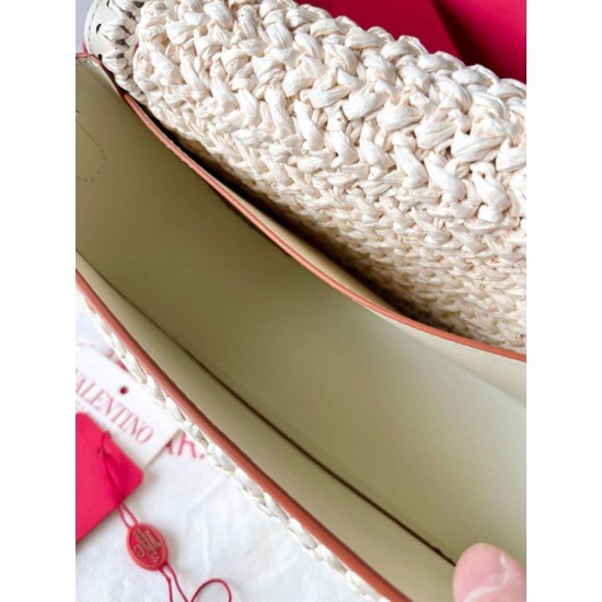 Miglior Falso Valentino Alltime Borse a tracolla Bianco Raffia Economiche Premium