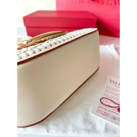 Miglior Falso Valentino Alltime Borse a tracolla Bianco Raffia Economiche Premium