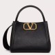 Perfette Qualità Repliche Valentino Alltime Medium Borsa Nero vitello granata Imitazione