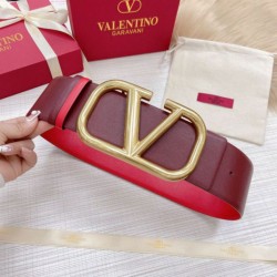 Repliche Valentino VLogo Reversible Belt 70mm Burgundy and Rosso Calfskin Imitazioni Premium Replica perfetta Valentino VLogo Reversible Belt 70mm Burgundy and Rosso Calfskin Imitazione Outlet Online