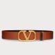 Replica perfetta Valentino VLogo Cintura reversibile 40mm vitello marrone e nera Imitazione Outlet Online