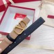 Replica perfetta Valentino VLogo Cintura Reversibile 30mm Beige e Nero Vitello Imitazione Outlet Online