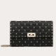 Valentino Rockstud Spike Chain Clutch Nero Agnello Replica originale di alta qualità Miglior Falso Valentino Rockstud Spike Chain Clutch Nero Agnello Economiche Premium