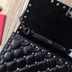 Perfette Qualità Repliche Valentino Rockstud Spike Chain Clutch Agnello Crespo Imitazione