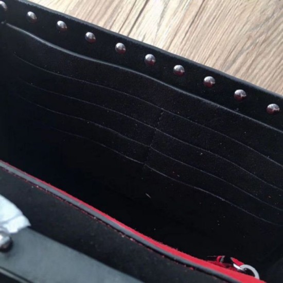 Perfette Qualità Repliche Valentino Rockstud Spike Chain Clutch Agnello Crespo Imitazione