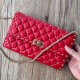 Miglior Falso Valentino Rockstud Spike Chain Clutch Agnello Rossa Economiche Premium
