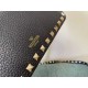 Miglior Falso Valentino Rockstud Piccolo Crossbody Borsa Nero Vitello Granulato Economiche Premium