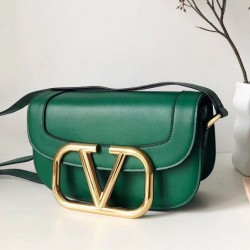 Miglior Falso Valentino Supervee Crossbody Borsa Verde Economiche Premium