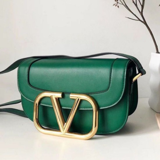 Miglior Falso Valentino Supervee Crossbody Borsa Verde Economiche Premium