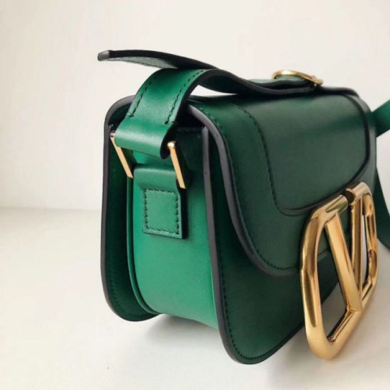 Miglior Falso Valentino Supervee Crossbody Borsa Verde Economiche Premium