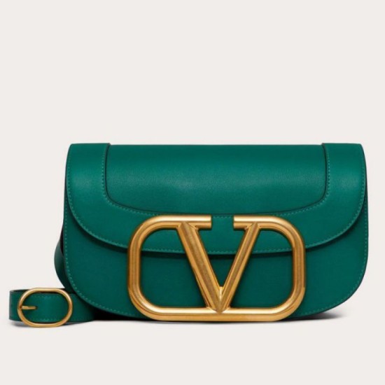 Miglior Falso Valentino Supervee Crossbody Borsa Verde Economiche Premium