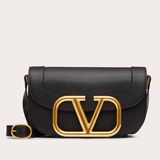 Migliore Repliche Valentino Supervee Crossbody Borsa Nero Economiche Outlet Online