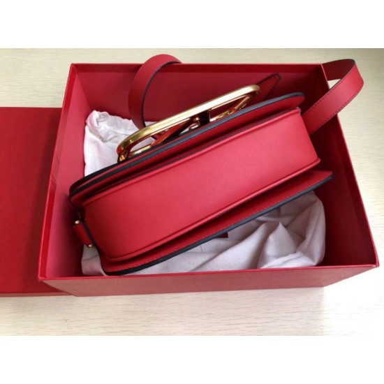 Perfette Qualità Repliche Valentino Supervee Crossbody Borsa Rosso Imitazione