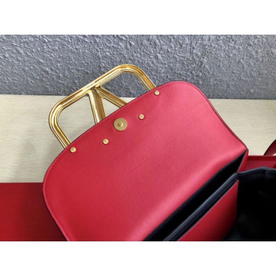 Perfette Qualità Repliche Valentino Supervee Crossbody Borsa Rosso Imitazione