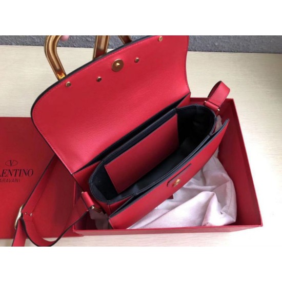 Perfette Qualità Repliche Valentino Supervee Crossbody Borsa Rosso Imitazione