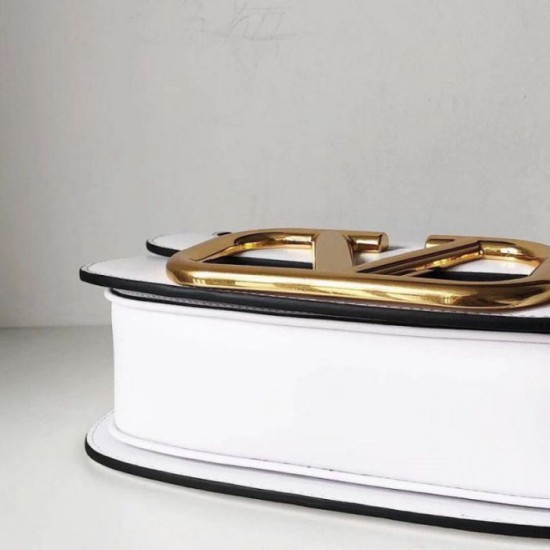 Migliore Repliche Valentino Supervee Crossbody Borsa Bianco Economiche Outlet Online