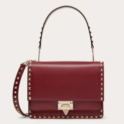 Migliore Repliche Valentino Rockstud Crossbody Borsa Rosso Vitello Economiche Outlet Online