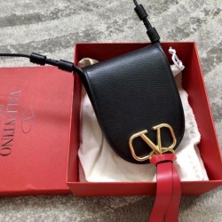 Migliore Repliche Valentino Piccolo Vring Crossbody Borsa Nero Capra Economiche Outlet Online