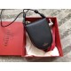 Migliore Repliche Valentino Piccolo Vring Crossbody Borsa Nero Capra Economiche Outlet Online