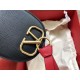 Migliore Repliche Valentino Piccolo Vring Crossbody Borsa Nero Capra Economiche Outlet Online