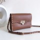 Miglior Falso Valentino Rockstud Piccolo Crossbody Borsa Marrone Granulato Economiche Premium