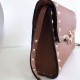 Miglior Falso Valentino Rockstud Piccolo Crossbody Borsa Marrone Granulato Economiche Premium